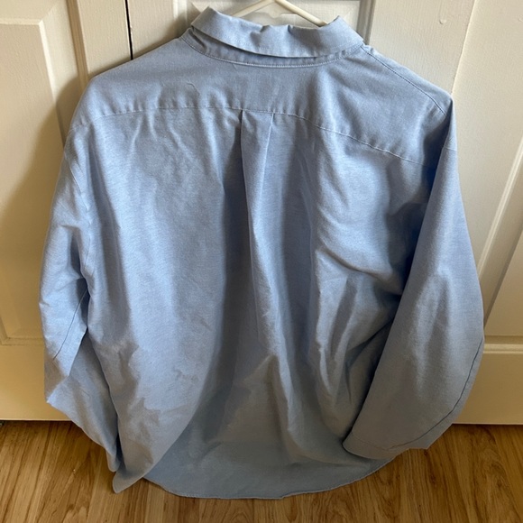 Van Heusen Florida State Trooper Blue Button Down Men’s Shirt 17-17.5 XL - Picture 4 of 4